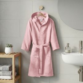 Beauty Home Μπουρνούζι εφηβικό με κουκούλα Dynamic Art 3473 Ροζ       |  Βρεφικά μπουρνούζια στο espiti