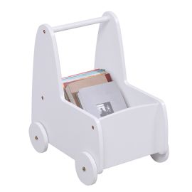ΠΑΙΔΙΚΟ ΤΡΟΛΕΥ/ΚΑΡΟΤΣΑΚΙ RICKI HM18341.03 MDF & ΚΟΝΤΡΑΠΛΑΚΕ ΛΕΥΚΟ 33x45x50Υεκ |  Παιδικά έπιπλα στο espiti