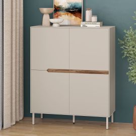 Μπουφές Arch Megapap χρώμα sandstone 98x40x120,5εκ. |  Μπουφέδες στο espiti