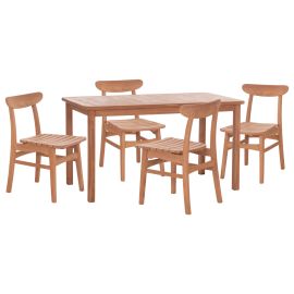 ΣΕΤ ΤΡΑΠΕΖΑΡΙΑΣ ΕΞ.ΧΩΡΟΥ 5ΤΜΧ ROBBIE ΗΜ10926 ΞΥΛΟ TEAK ΣΕ ΦΥΣΙΚΟ |  Σετ τραπεζαρία κήπου στο espiti