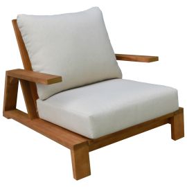 ΠΟΛΥΘΡΟΝΑ LOUNGE MIREX HM6641 ΞΥΛΟ ΑΚΑΚΙΑΣ ΦΥΣΙΚΟ-ΕΚΡΟΥ ΜΑΞΙΛΑΡΙΑ 81x96x68Υεκ |  Πολυθρόνες κήπου στο espiti