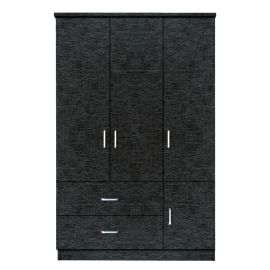 Ντουλάπα ArteLibre TUBEROSA Μαύρο Μοριοσανίδα 120x50x180cm 14370196 ArteLibre |  Ντουλάπες ρούχων στο espiti