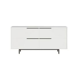 Μπουφές ArteLibre CARTMEL Λευκό Μοριοσανίδα/Μέταλλο 44.5x160x74.3cm 15350005 ArteLibre |  Μπουφέδες στο espiti
