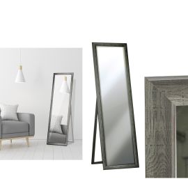 Καθρέφτης Γκρι/Βελανιδιά Ξύλο 48.5x159cm 06512735 ArteLibre |  Καθρέπτες στο espiti
