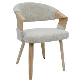 Καρέκλα Τραπεζαρίας ArteLibre MIRETTA Μπεζ/Φυσικό 55x56x78cm 15410014 ArteLibre |  Καρέκλες στο espiti