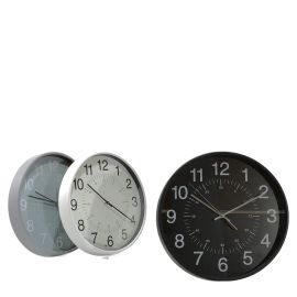 Ρολόι Τοίχου Μαύρο/Γκρι/Ασημί Πλαστικό Φ38cm Σε 3 Χρώματα 06514213 ArteLibre |  Ρολόγια στο espiti