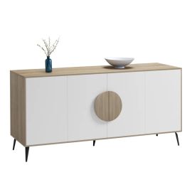 ΜΠΟΥΦΕΣ SAVORE HM18368.11 ΜΕΛΑΜΙΝΗ SONAMA/ΛΕΥΚΟ--ΜΑΥΡΑ ΜΕΤΑΛ.ΠΟΔΙΑ 180x35.5x82Υεκ. |  Μπουφέδες στο espiti