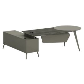 ΓΡΑΦΕΙΟ ΕΠΑΓΓΕΛΜΑΤΙΚΟ LUX SERIES 237X160X75Yεκ. ΔΕΞΙΑ ΓΩΝΙΑ ΣΤΑΧΤΙ ΜΟΚΑ HM2117R |  Γραφεία στο espiti