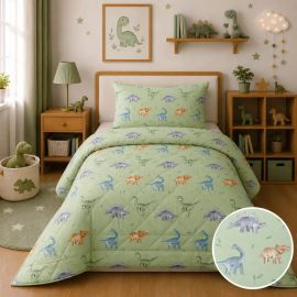 Πάπλωμα Παιδικό 100% Cotton Dinosaurs Astron Italy |  Παπλώματα Παιδικά στο espiti