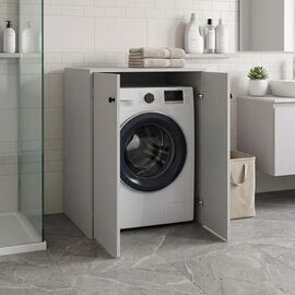 Ντουλάπι πλυντηρίου Bathy pakoworld λευκό 70x66x90εκ |  Σετ Μπάνιου στο espiti