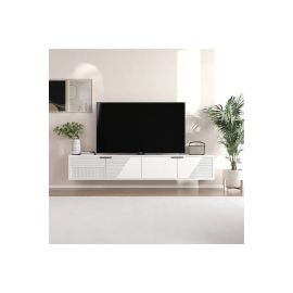 Stewehome Σταθερό έπιπλο τηλεόρασης τοίχου 180x30x30 cm 967458 |  Έπιπλα τηλεόρασης στο espiti