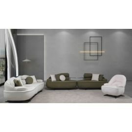 Stewehome Γωνιακός καναπές κρεβάτι με τραπεζάκι -πράσινο/ λευκό 248x100x48 cm 356960 |  Καναπέδες στο espiti