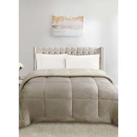 Κουβερτοπάπλωμα ALUVIA TAUPE 220 x 240 εκ. MADI |  Κουβερτοπαπλώματα  στο espiti