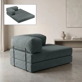 Καναπές - κρεβάτι Comfort Megapap διθέσιος υφασμάτινος χρώμα μέντα 140x95x75εκ. |  Καναπέδες-Κρεβάτι στο espiti