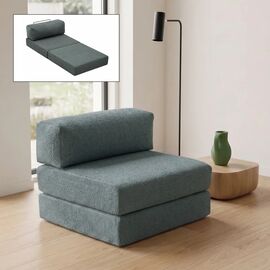 Πολυθρόνα - κρεβάτι Comfort Megapap υφασμάτινη χρώμα μέντα 95x95x75εκ. |  Πολυθρόνες - Κρεβάτι στο espiti