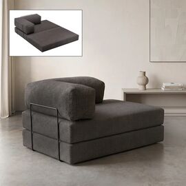 Καναπές - κρεβάτι Comfort Megapap διθέσιος υφασμάτινος χρώμα ανθρακί 140x95x75εκ. |  Καναπέδες-Κρεβάτι στο espiti