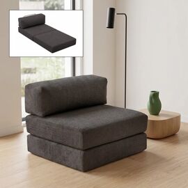 Πολυθρόνα - κρεβάτι Comfort Megapap υφασμάτινη χρώμα ανθρακί 95x95x75εκ. |  Πολυθρόνες - Κρεβάτι στο espiti