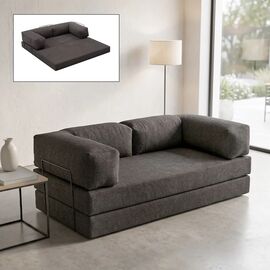 Καναπές - κρεβάτι Comfort Megapap τριθέσιος υφασμάτινος χρώμα ανθρακί 190x95x75εκ. |  Καναπέδες-Κρεβάτι στο espiti