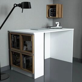 Stewehome Γραφείο μελέτης Λευκό / Μπλε 120x65x75 cm 811196 |  Γραφεία στο espiti