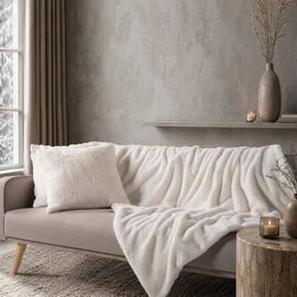 Διακοσμητικό Ριχτάρι Fox 01 Ivory - 130 x 185 cm 52019054 Teoran |  Ριχτάρια στο espiti