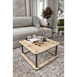Stewehome Τραπεζάκι Σαλονιού Καρέ Σχέδιο MDF 70x70 cm 596055 |  Τραπεζάκια σαλονιού στο espiti