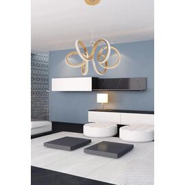 Stewehome Μοντέρνο φωτιστικό οροφής με LED για σαλόνι και καθιστικό από αλουμίνιο 30x80x51 cm 654095 |  Οροφής στο espiti