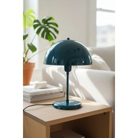 Stewehome μοντέρνο μεταλλικό φωτιστικό γραφείου με καπέλο από φελλό σε πράσινο μέντα 32317266 |  Επιτραπέζια στο espiti