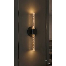 Stewehome Μοντέρνος φωτιστικός τοίχου με LED και μεταλλικό σώμα με τηλεχειριστήριο 78249088 |  Απλίκες στο espiti
