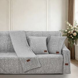 Beauty Home Μαξιλαροθήκη διακοσμητική Sienna Art 8677 40x40 Γκρι       |  Μαξιλάρια διακοσμητικά στο espiti