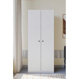 Stewehome Ντουλάπα ρούχων με 2 πόρτες και ράφια μοντέρνου στιλ 60x41x41 cm 21112555 |  Ντουλάπες ρούχων στο espiti