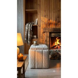 Stewehome Πολυλειτουργικό διακοσμητικό πουφ 40x42 cm 1173358 |  Πουφ στο espiti