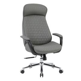 ΚΑΡΕΚΛΑ ΓΡΑΦΕΙΟΥ VELUM HM1233.10 ΓΚΡΙ PU--ΒΑΣΗ ΧΡΩΜΙΟΥ 71x69x116-122Υεκ. |  Καρέκλες γραφείου στο espiti