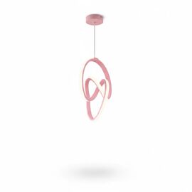Stewehome Trend Ροζ LED Φωτιστικό Σάρκικου Μοντέρνο Σχέδιο Για Παιδικά Δωμάτια 25x25x80 cm 262987 |  Οροφής στο espiti