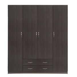 ΝΤΟΥΛΑΠΑ 4ΦΥΛΛΗ ΜΕ 2 ΣΥΡΤΑΡΙΑ AZALEA 200x55.5x180Υ εκ. HM353.01 ZEBRANO |  Ντουλάπες ρούχων στο espiti