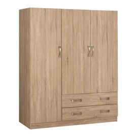 ΝΤΟΥΛΑΠΑ 3ΦΥΛΛΗ CARLY HM384.02 ΜΕ ΔΥΟ ΣΥΡΤΑΡΙΑ SONAMA 150X55Χ180Υεκ. |  Ντουλάπες ρούχων στο espiti