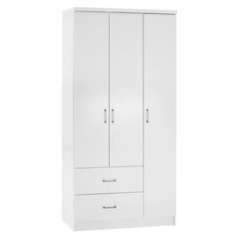 ΝΤΟΥΛΑΠΑ 3ΦΥΛΛΗ ME 2 ΣΥΡΤΑΡΙΑ CAESAR HM340.05 ΛΕΥΚΗ 89x42,5x181 εκ. |  Ντουλάπες ρούχων στο espiti