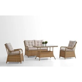 Stewehome Σετ Τραπεζαρίας 2+1+1 Κήπου 120x70x67 cm 860524 |  Σετ τραπεζαρία κήπου στο espiti