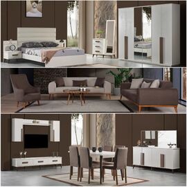 Stewehome Πρόταση Επίπλωσης Γήινη Αρμονία 160x200 cm 280985 |  Φοιτητικα Πακετα στο espiti