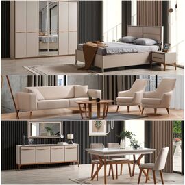 Stewehome Πρόταση Επίπλωσης Αμμώδης Γαλήνη 160x200 cm 821561 |  Φοιτητικα Πακετα στο espiti