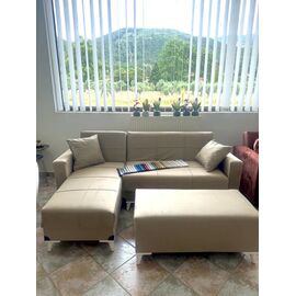 Stewehome Γωνιακός Καναπές σε Χρώμα Πέτρας 200x150x90 cm 194845 |  Καναπέδες γωνιακοί στο espiti