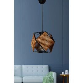 Stewehome Κρεμαστό Φωτιστικό Μαύρο Μεταλλικό 25x25x60 cm 164243 |  Οροφής στο espiti