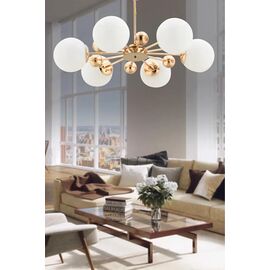 Stewehome Nairobi 6 Λαμπτήρων Χρυσό Φωτιστικό Οροφής E27 78x65 cm 372408 |  Οροφής στο espiti