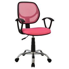 ΚΑΡΕΚΛΑ ΓΡΑΦΕΙΟΥ SHANTE HM1082.05 ΡΟΖ 56x53,5x100 cm |  Καρέκλες γραφείου στο espiti