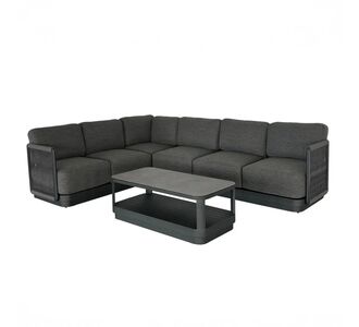 ΣΕΤ ΣΑΛΟΝΙ ΓΩΝΙΑ 3ΤΜΧ ELYSIA HM6187.02 ΣΑΜΠΑΝΙ ΑΛΟΥΜΙΝΙΟ-ΣΧΟΙΝΙ-P.E.ΥΦΑΣΜΑ |  Σαλόνια κήπου στο espiti