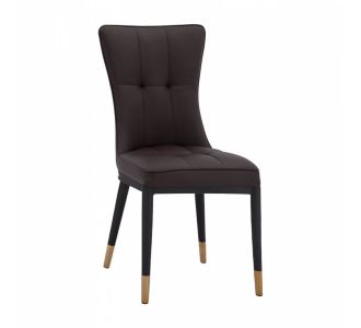 ΚΑΡΕΚΛΑ SAMMY ΜΕ ΚΑΦΕ PU & ΜΑΥΡΟ ΜΕΤΑΛΛΙΚΟ ΣΚΕΛΕΤΟ HM8722.12 46x54x95Υ εκ. |  Πολυθρόνες σαλονιού στο espiti