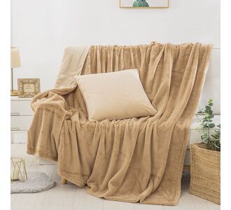 Ριχτάρι-κουβέρτα καναπέ Addictive Art 8404 140x180 Μπεζ   Beauty Home |  Ριχτάρια στο espiti