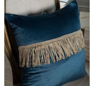 Μαξιλαροθήκη Velvet 04 Με Κρόσι - 30x50cm 52011277 Teoran |  Μαξιλάρια διακοσμητικά στο espiti