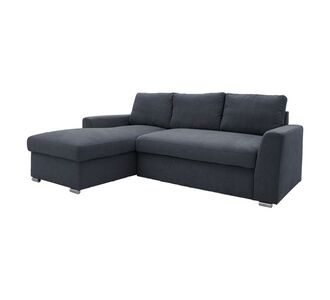 Γωνιακός καναπές-κρεβάτι δεξιά γωνία Belle pakoworld ανθρακί 236x164x88εκ |  Καναπέδες γωνιακοί στο espiti
