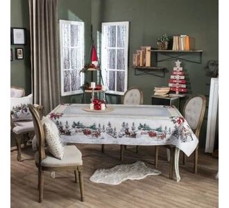 Τραπεζομάντηλο Flake - 140x180cm flake-trapezomantilo-69566 Teoran |  Χριστουγεννιάτικα Τραπεζομάντηλα  στο espiti