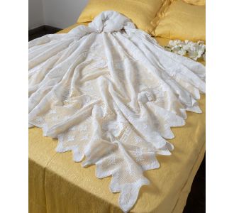 Χειροποίητη πλεκτή κουβέρτα 187 (225cm x 250cm) 6978000003260 SilkFashion |  Κουβέρτα Πλεκτή Υπερδιπλη στο espiti